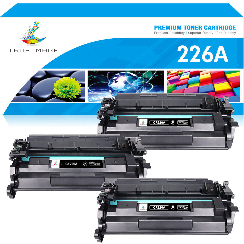 3 High Yield CF226A CF 226A Toner Cartridges f/ HP 26A LaserJet Pro M402d M402dn