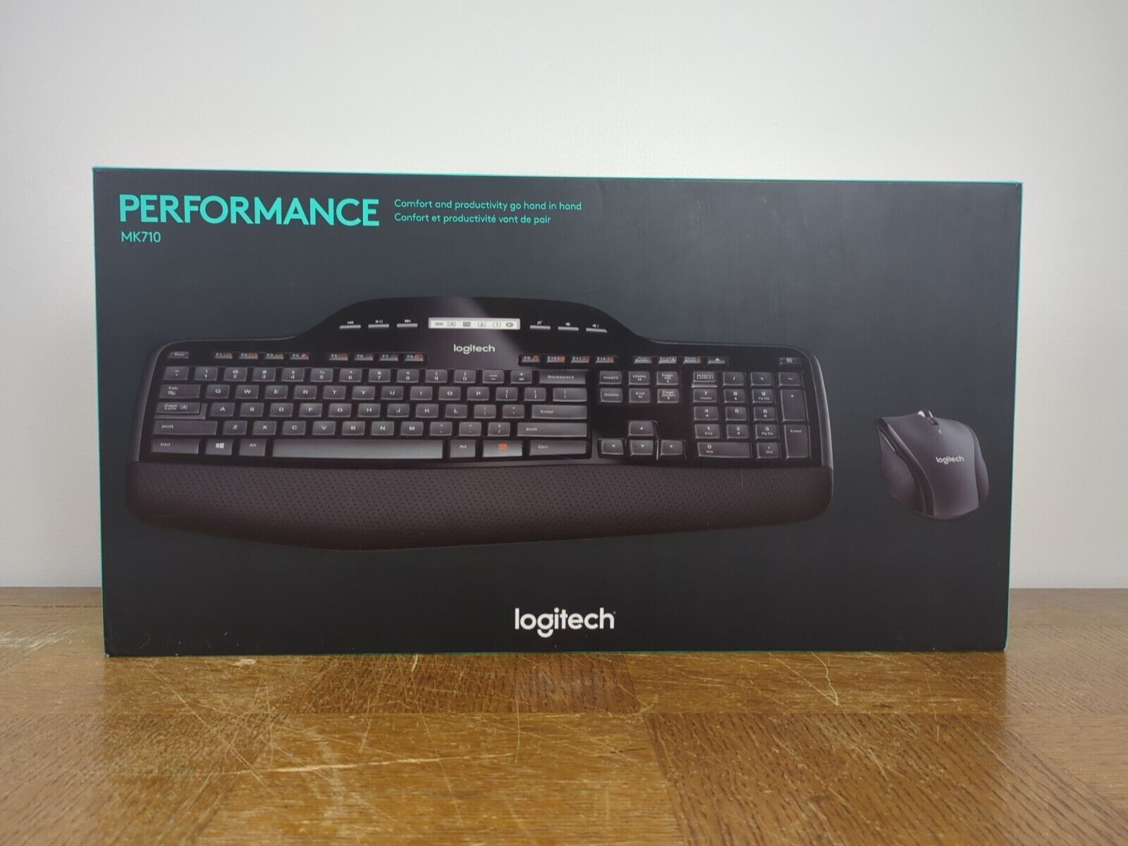 Logitech MK710 2.4GHz Wireless Keyboard and Mouse Combo Black New Sealed