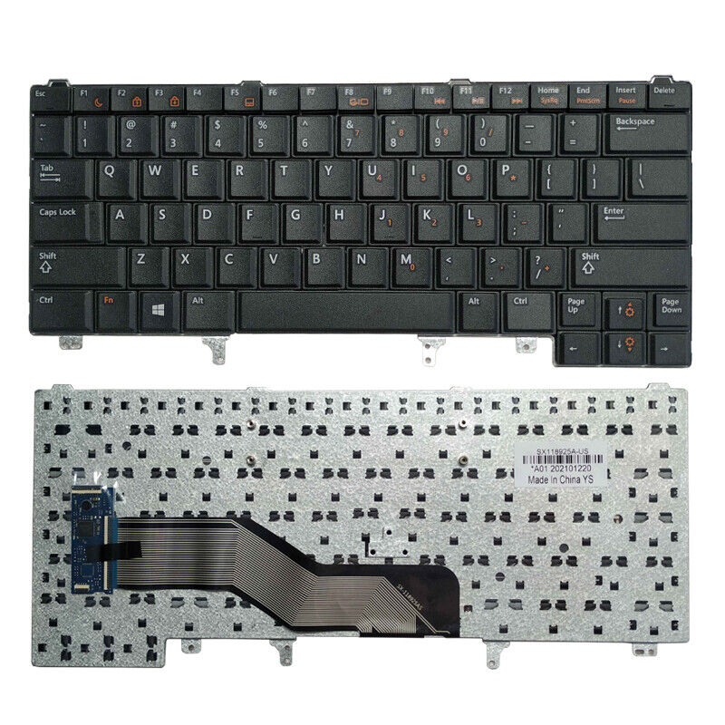 US Keyboard for Dell E6420 E6320 E6430 E5420 E5430 E5520 E6430s PK130VG3CO1