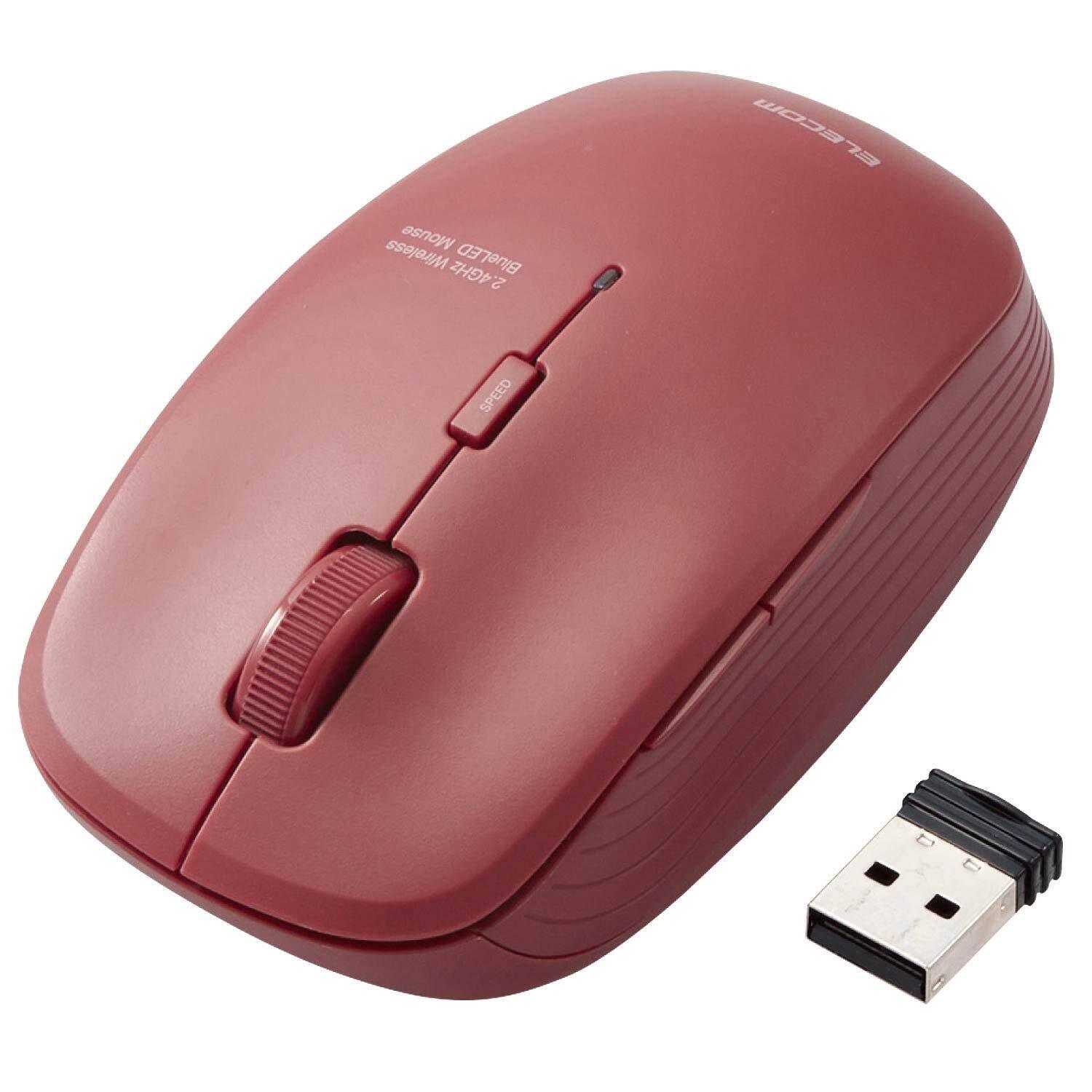 Elecom Wireless Mouse M-BL21DBKRD 5 Button Tongue 3 Level Pointer Speed ​​Variab