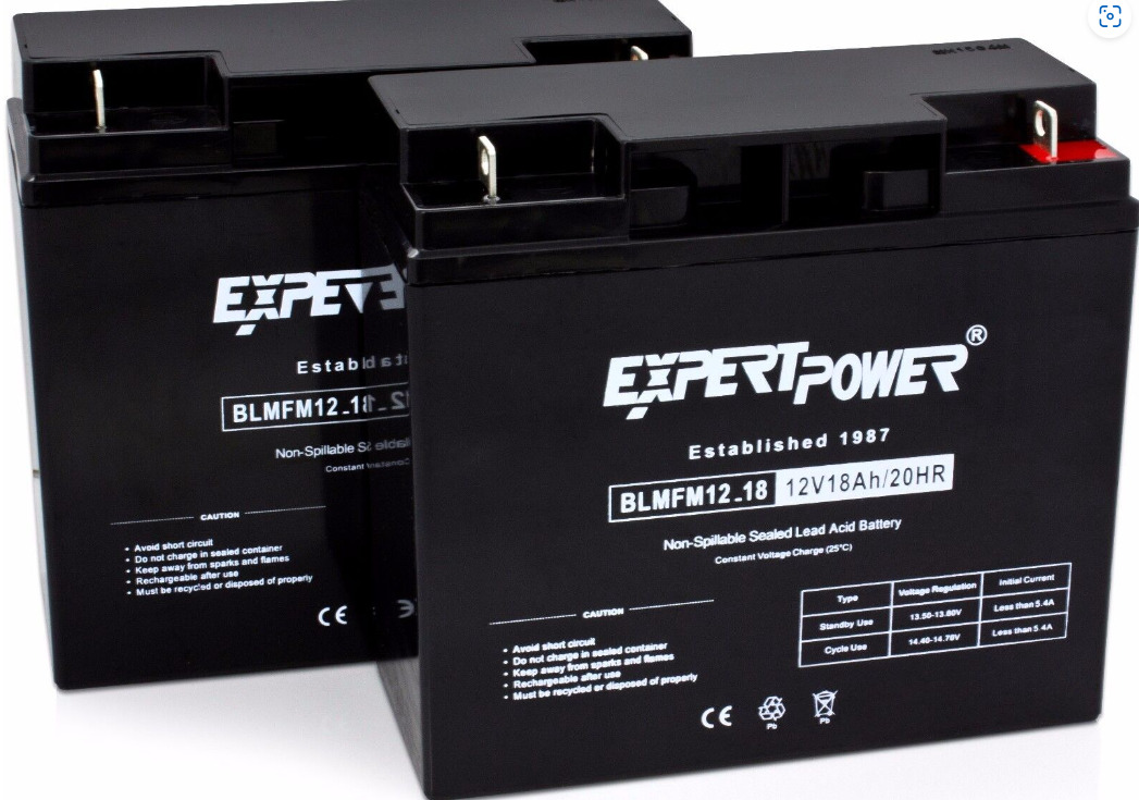 2 PACK Expert Power APC RBC7 Cartridge Battery Replacement for UPS Backup System