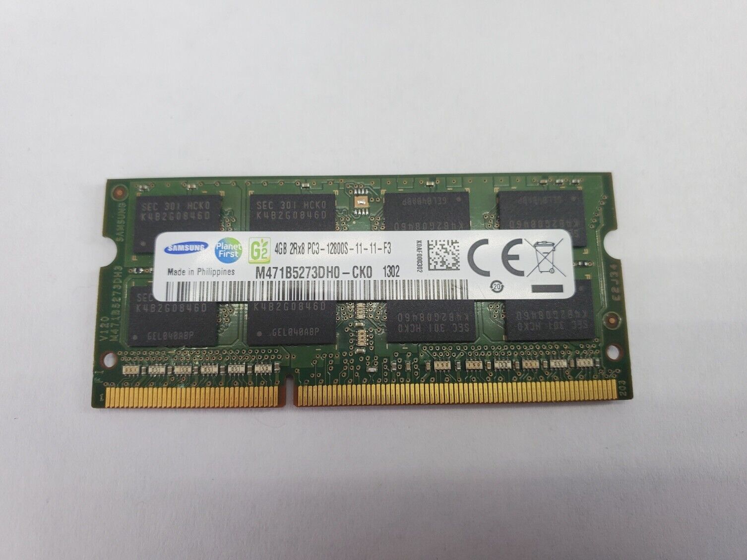 Samsung PC3-12800S DDR3 4GB Memory DDR3-1600MHz SODIMM Laptop Memory RAM
