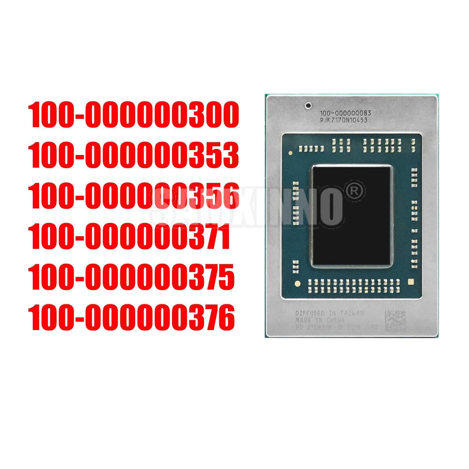100% test 100-000000300 100-000000353 100-000000356 100-000000371 BGA Chipset