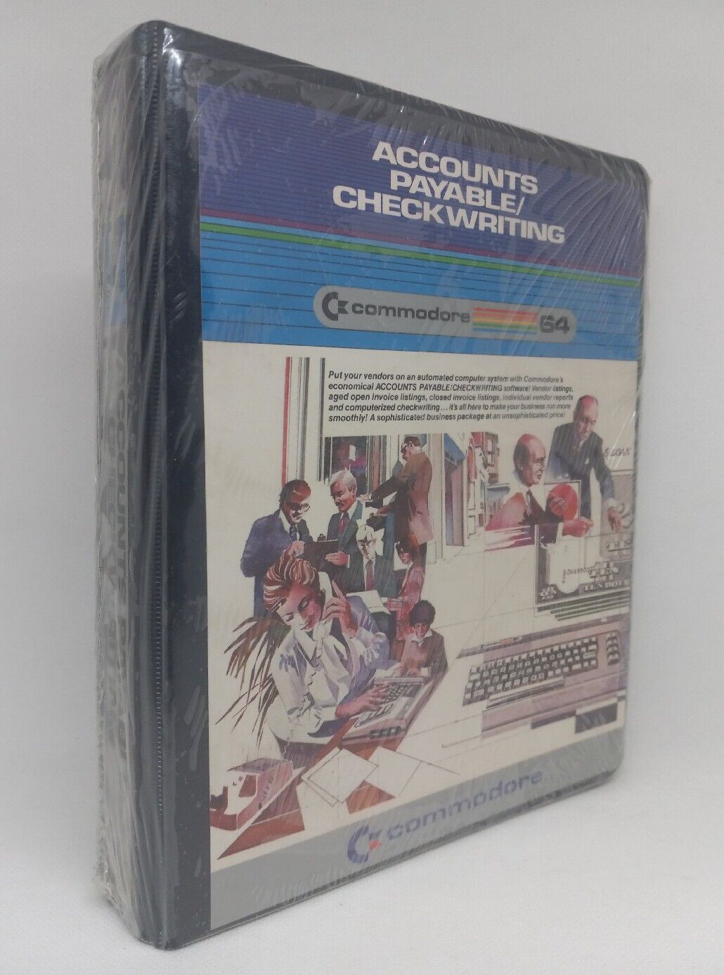 Commodore 64 - Accounts Payable/Checkwriting * Vintage 1983 Brand New & Sealed