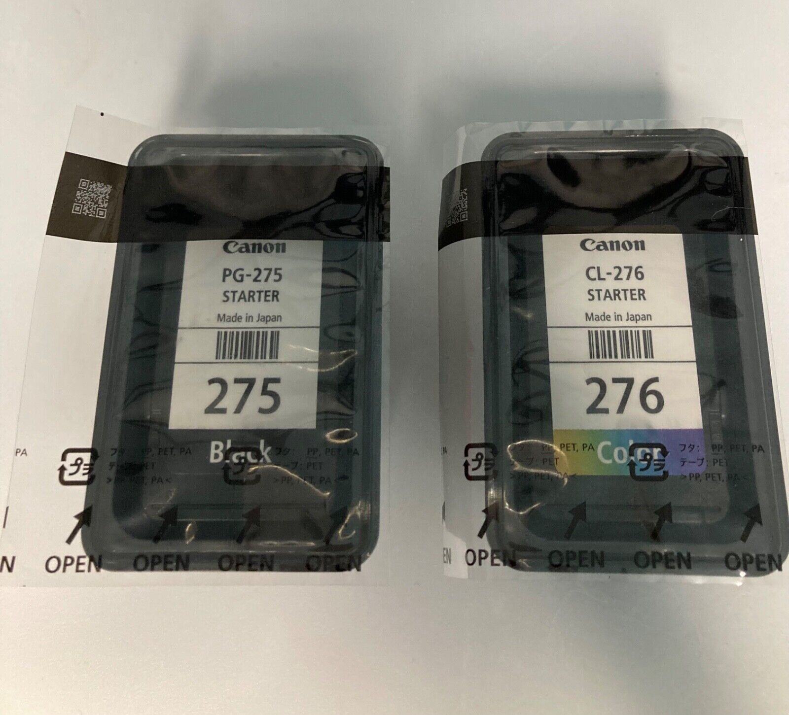 2 Pack GENUINE Canon PG-275 CL-276 STARTER Ink for PIXMA TR4720 TS3520 TS3522