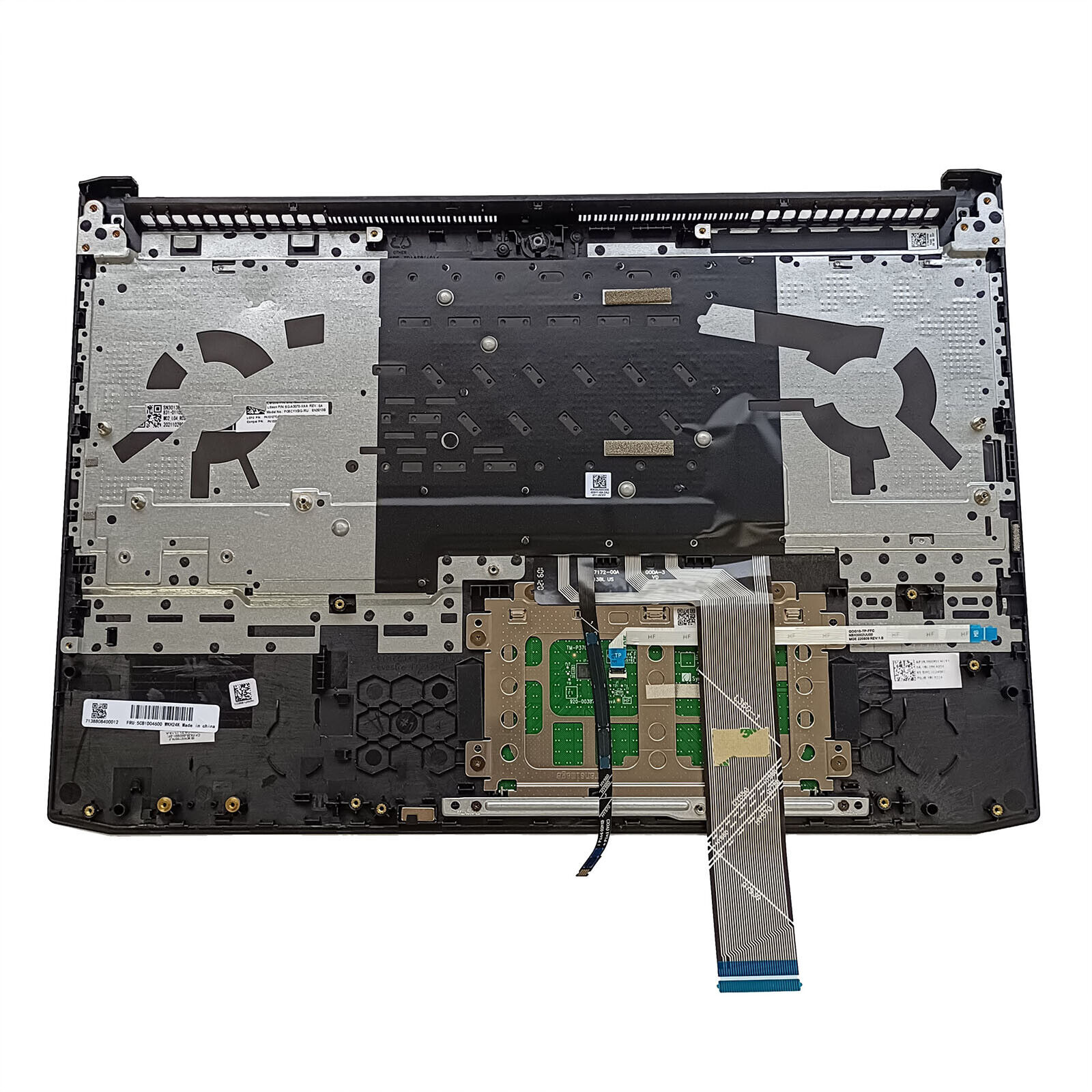 Black Palmrest Keyboard Touchpad For Lenovo Gaming 3-15 IHU6 ACH6 5CB1D04600 New