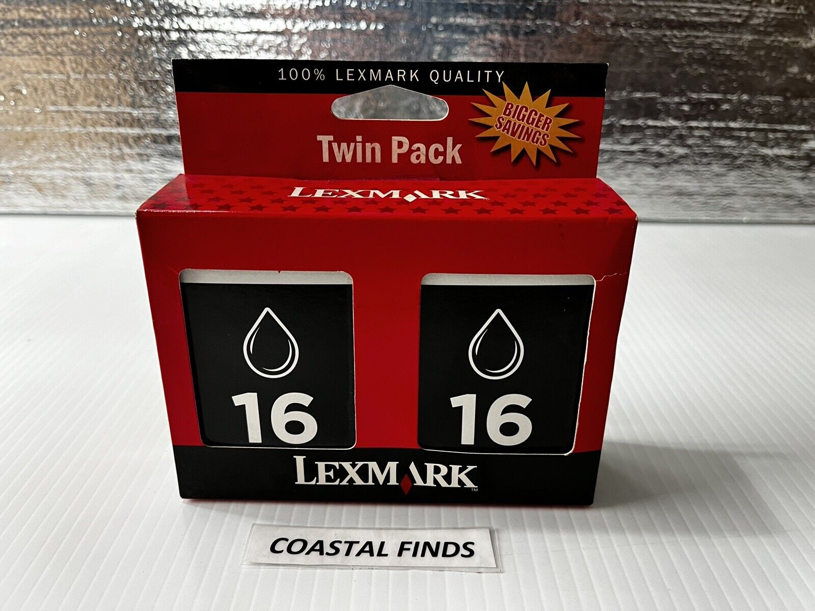 Lexmark 16 16 Black Ink Cartridge Set of 2 OEM NEW Sealed Z23 Z25 i3 X74 X75 Z13