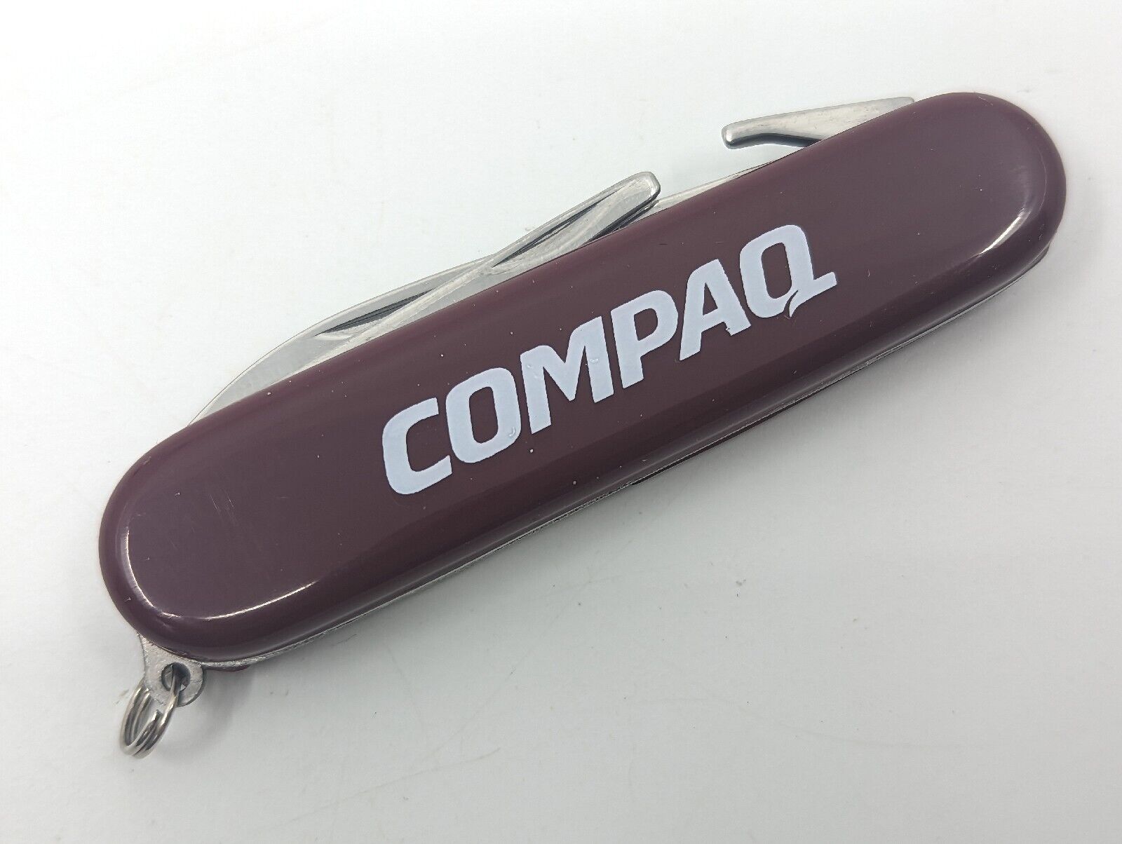 Vintage Compaq Computer Pocket Knife, NOS, With 6 Functions, Red IOB, RARE
