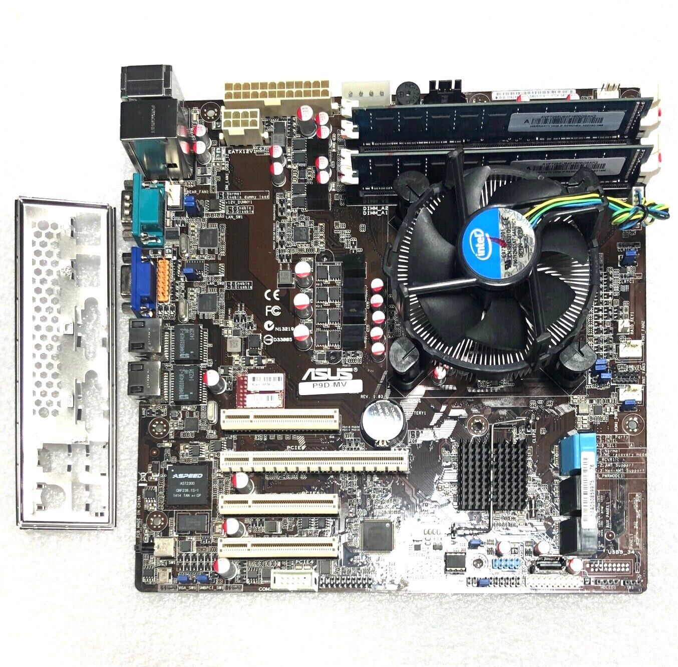 ASUS P9D-MV 1150 LGA MicroATX Desktop Server sys bd WITH 3.4GHZ XEON AND 4GB NEW