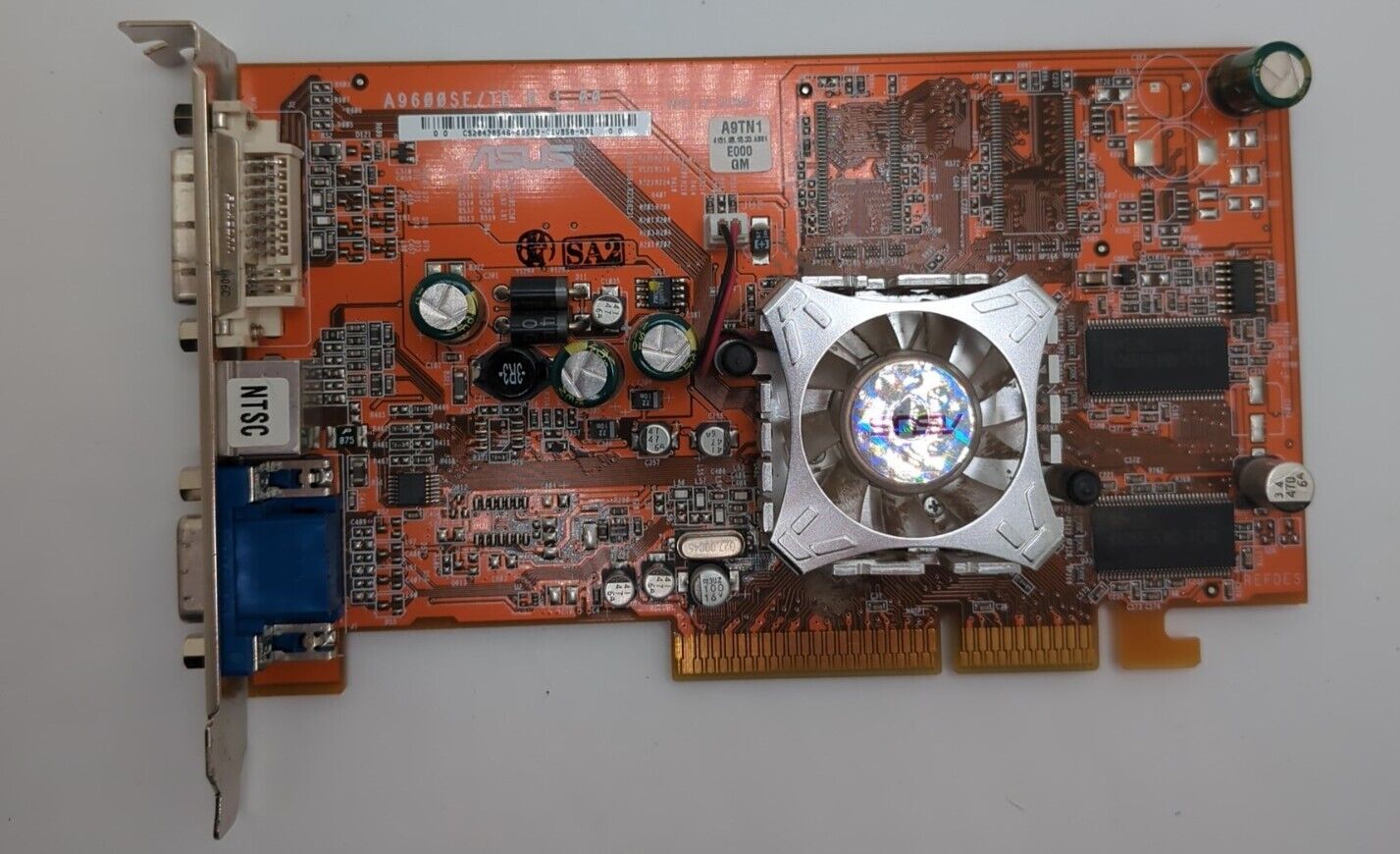 ASUS ATI Radeon 9550 128MB DDR Video Card AGP x8 A9550GE/TD/128M