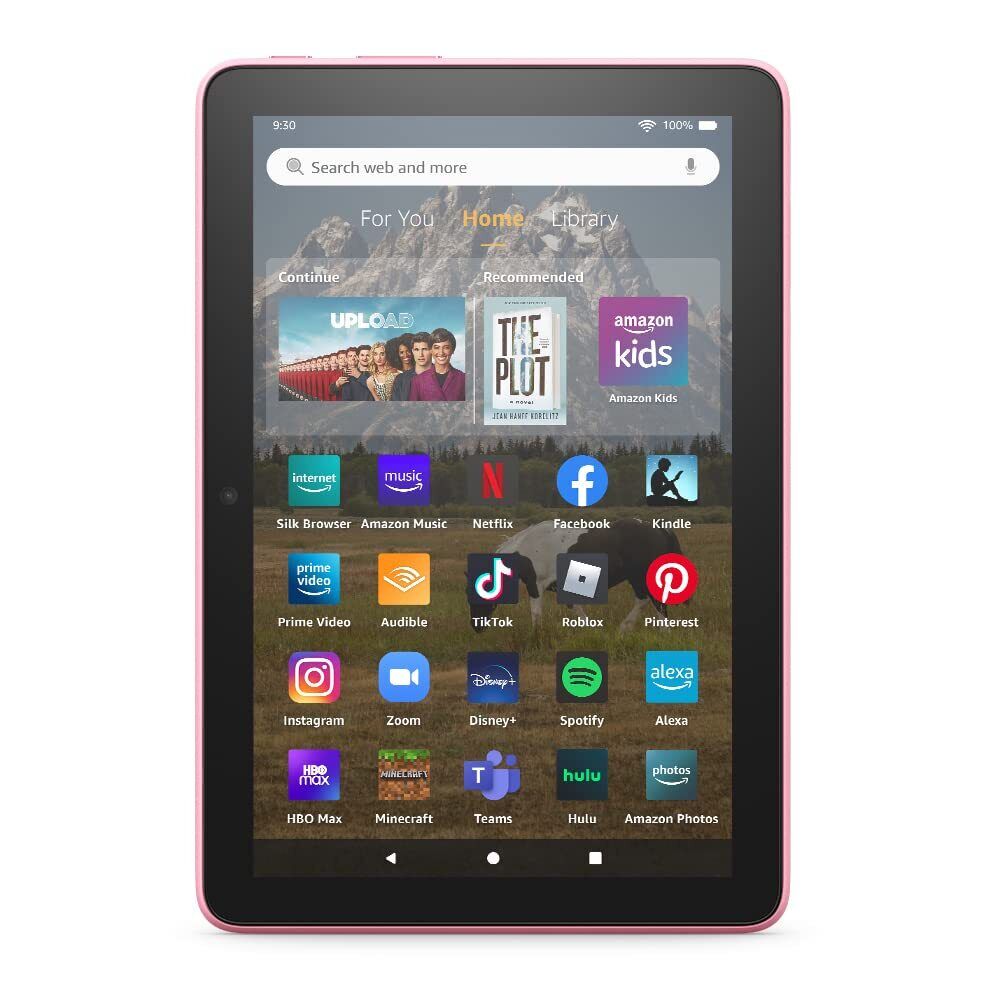 Amazon Fire HD 8 tablet, 8” HD Display, 32 GB 12th gen 2022 Release, Rose