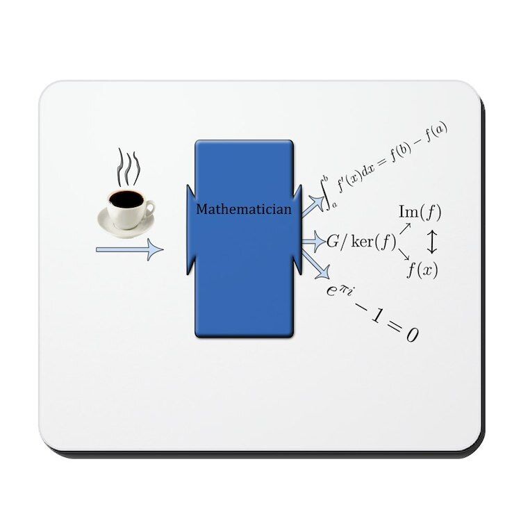 CafePress Mathematician Machine Mousepad  (401164291)