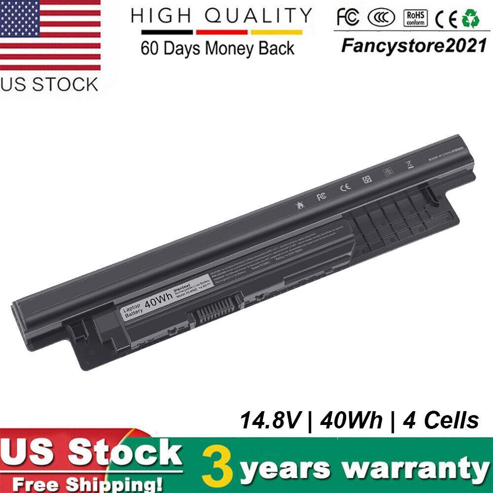 14.8V 40WH XCMRD Battery For Dell Inspiron 15R-5521 15 3521 14 N3421 5421 PC F