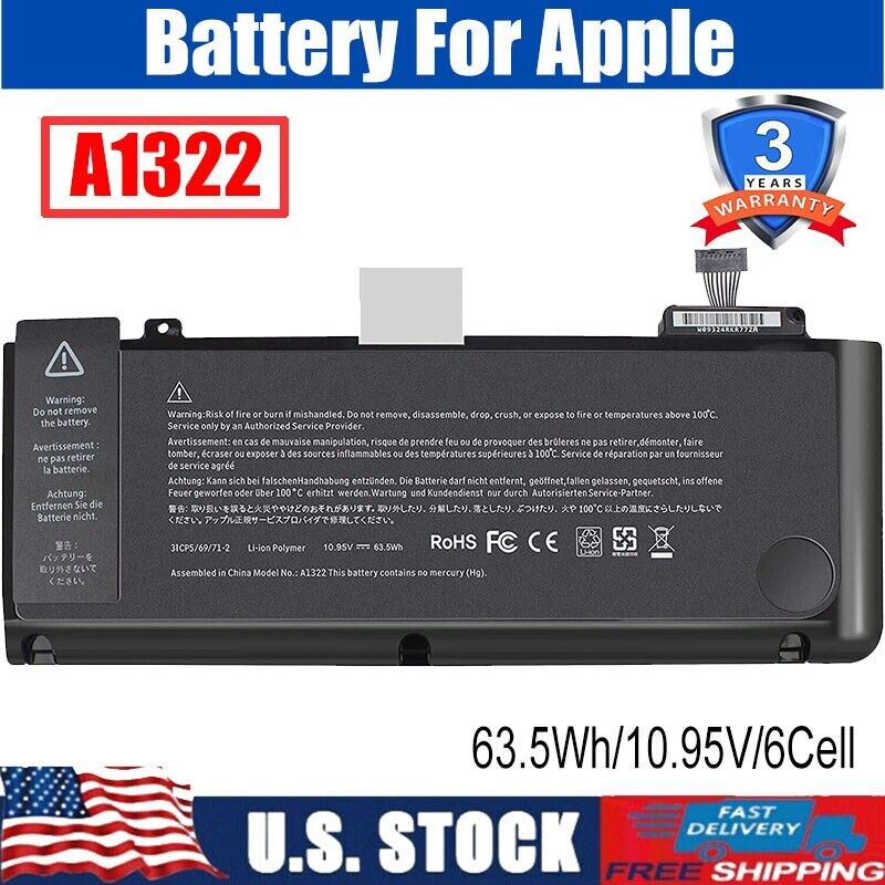 New A1322 Battery For Macbook Pro 13\