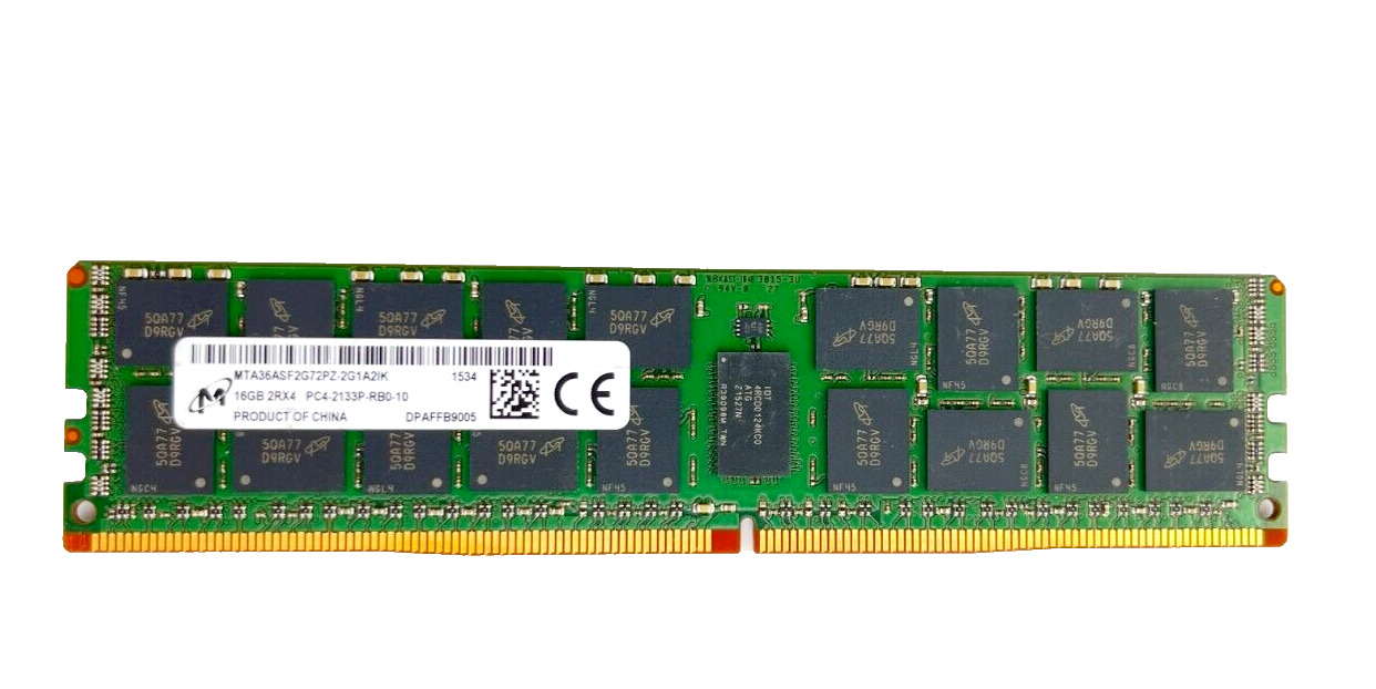 LOT OF 3 -- Micron 24GB (3 x 8GB) PC3-12800 DDR3-1600MHz ECC Reg. Server Memory