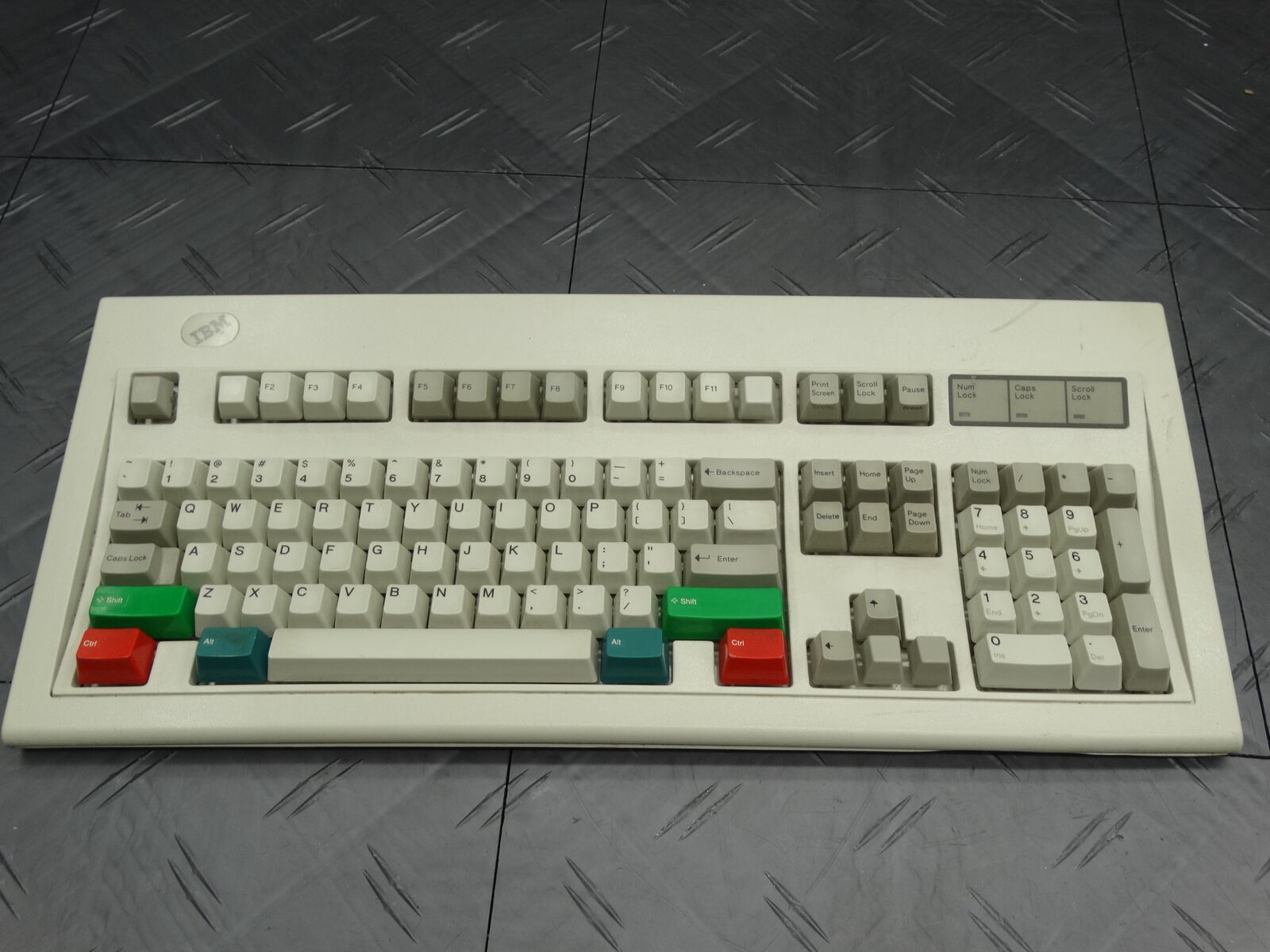 IBM Model M Mechanical Keyboard Vintage Original IBM Green Red Keys ULTRA-RARE