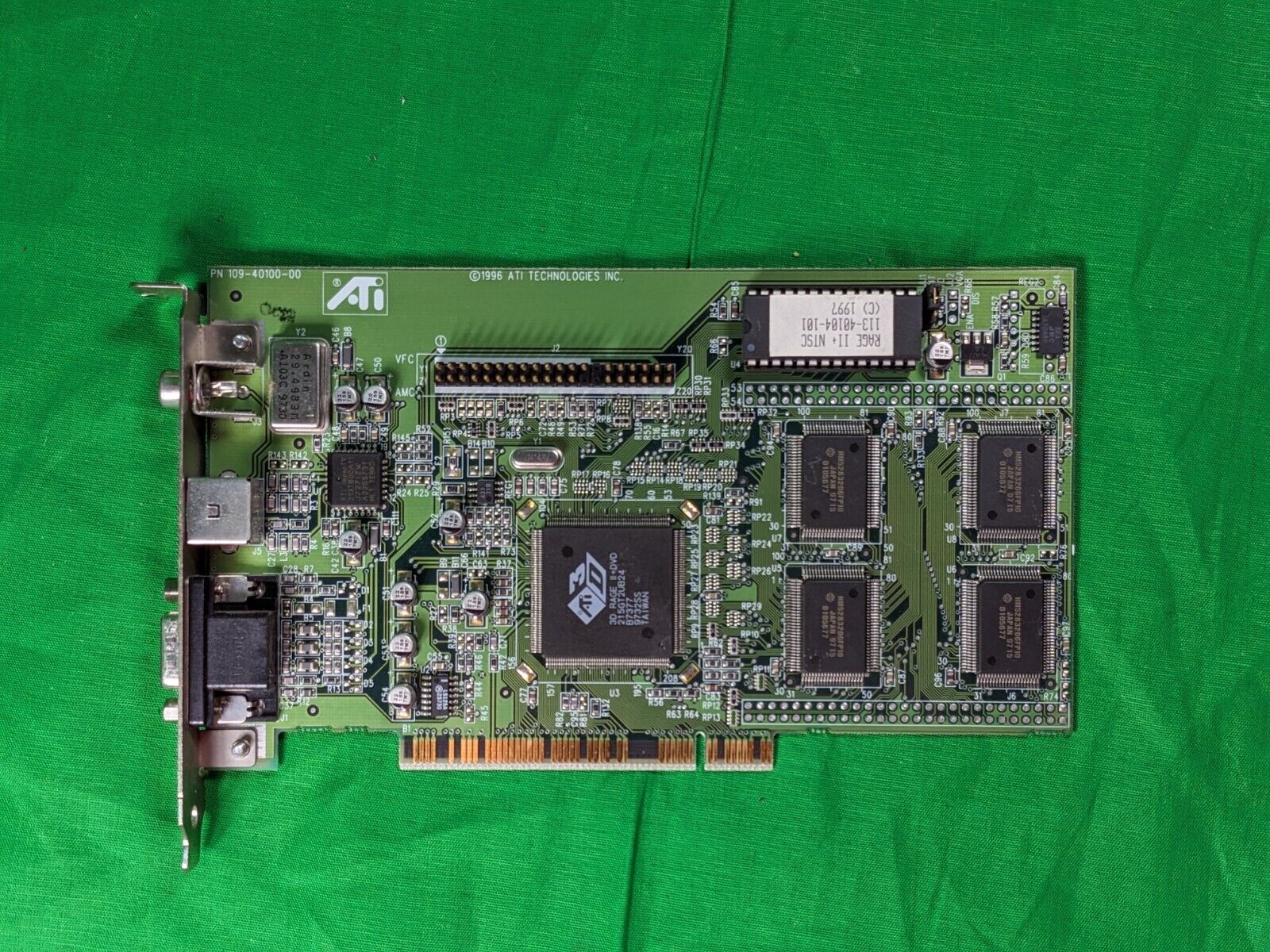 ATI 3D Rage II PCI Vintage Video Card