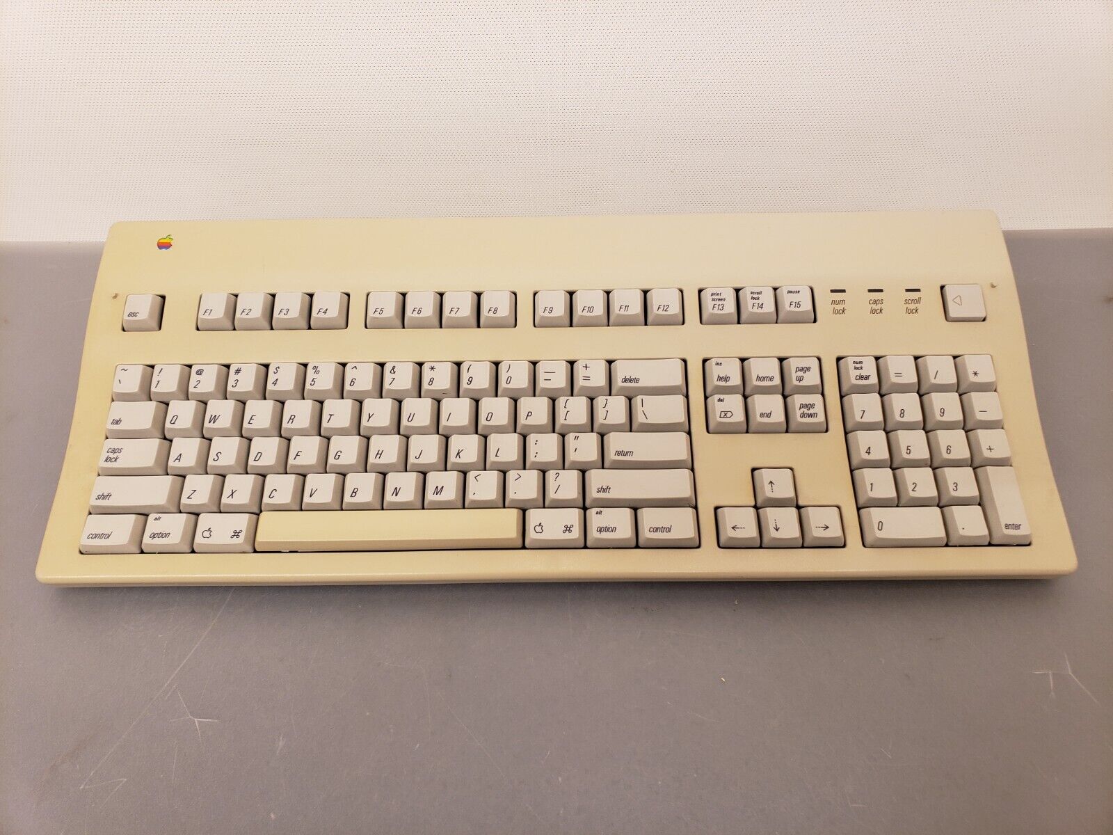 Vintage Apple Macintosh M3501 Extended Keyboard II Cream ALPS Switches