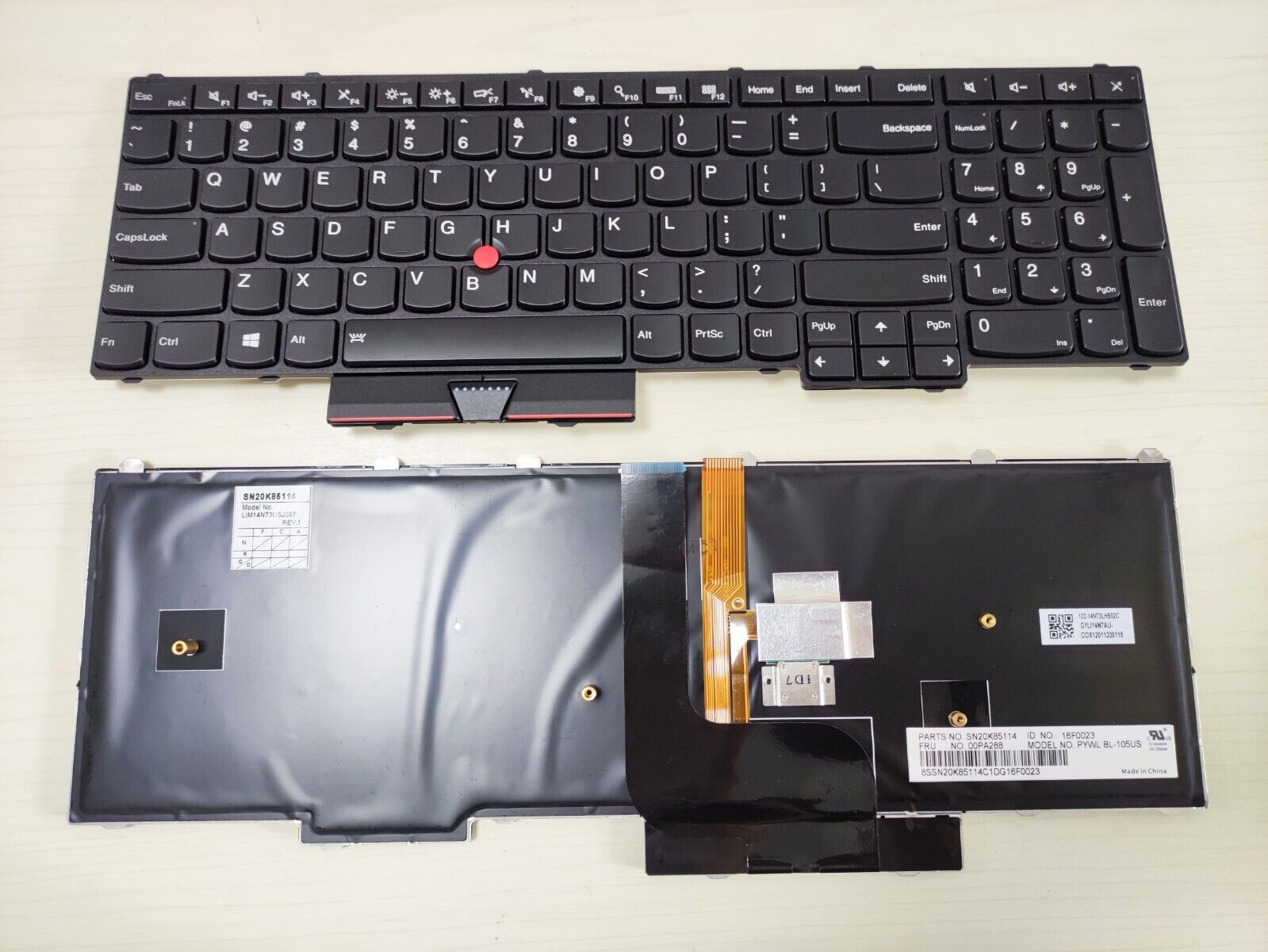New US Backlit Keyboard Lenovo Thinkpad P50 P51 P70 P71 00PA288 01HW200 00PA370