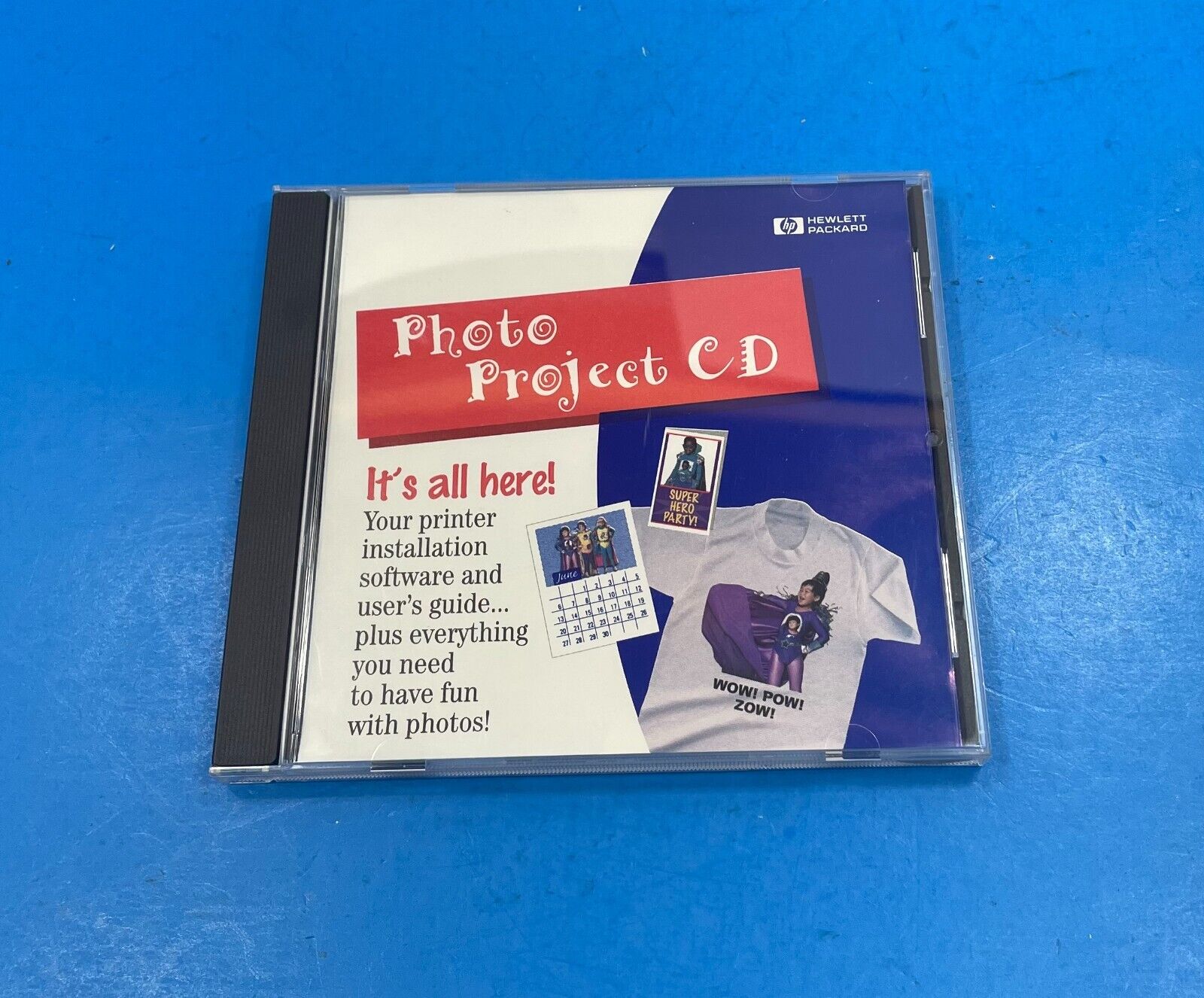 Vintage Hewlett Packard Photo Project CD Version 1.0 P/N C4608-90017