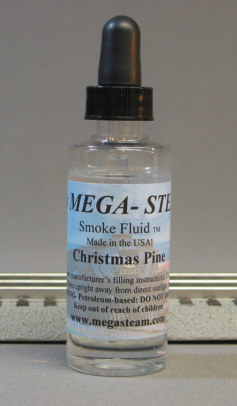 MEGA-STEAM CHRISTMAS PINE SMOKE FLUID train lionel steam liquid scented JTM104