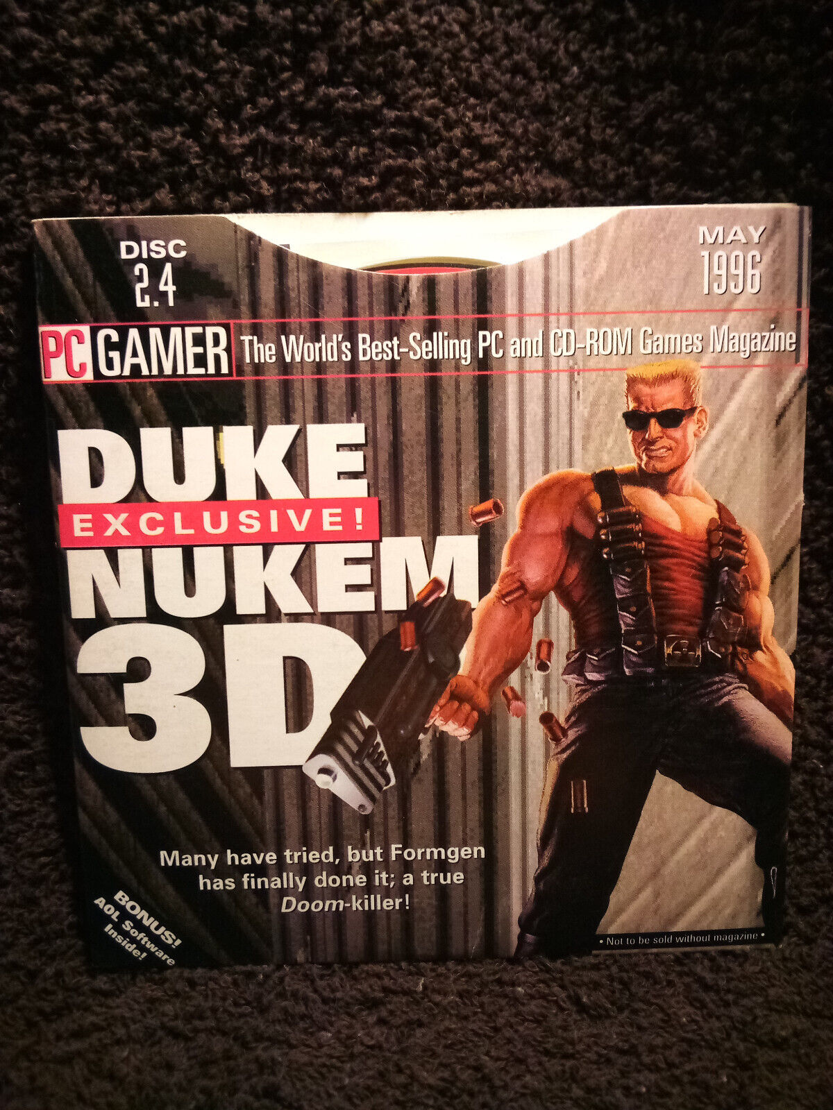 PC GAMER DUKE NUKEM 3D Disc 2.4 (May 1996)