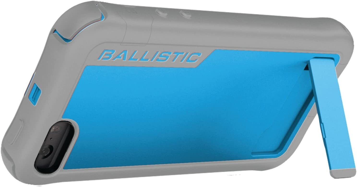GENUINE Ballistic iPhone 5 5S SE Every1 Tough Stand Case Cover | Blue/Grey