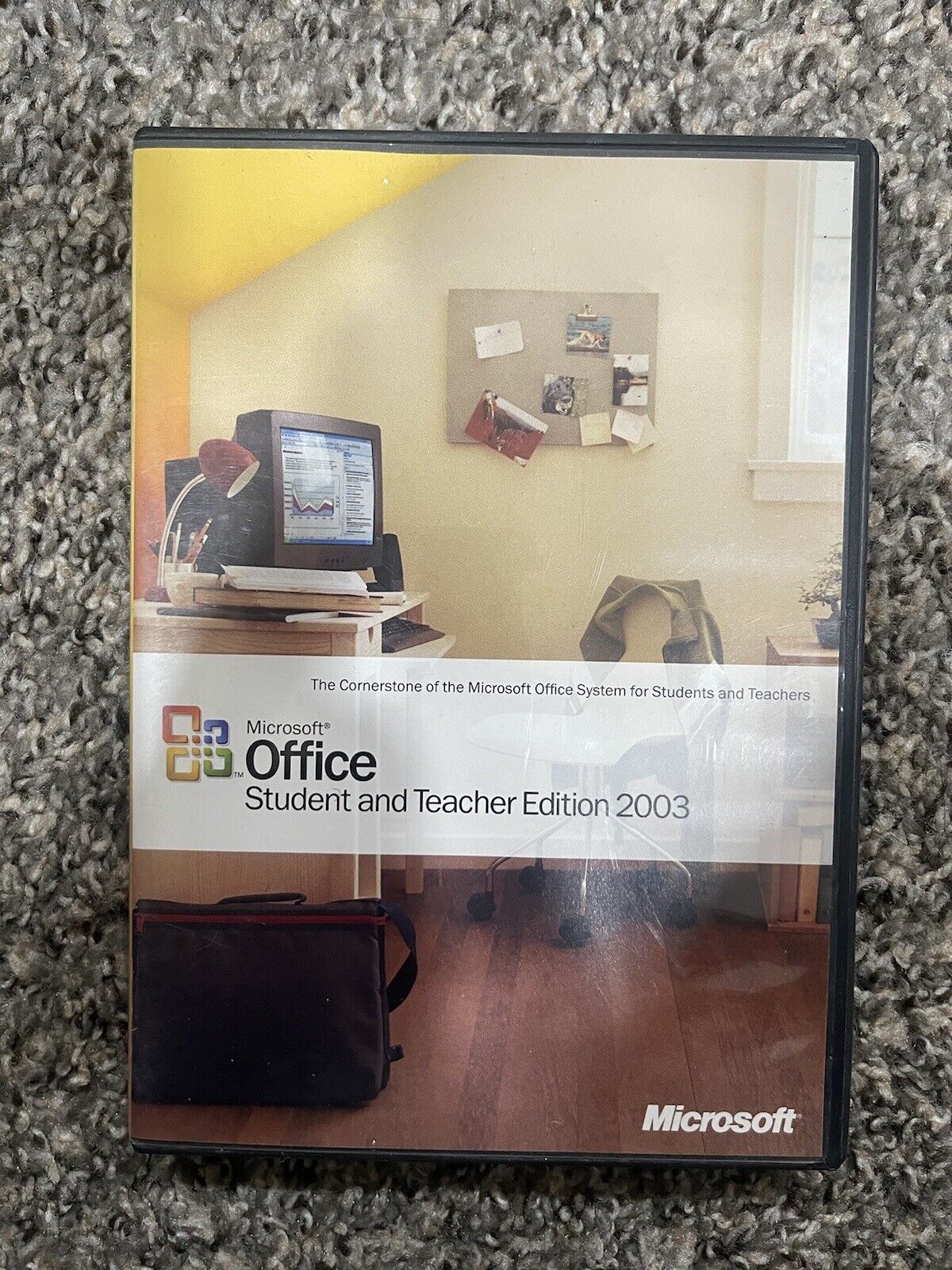 Genuine Microsoft Office Student and Teacher Edition 2003 Complete w/ Key Tested