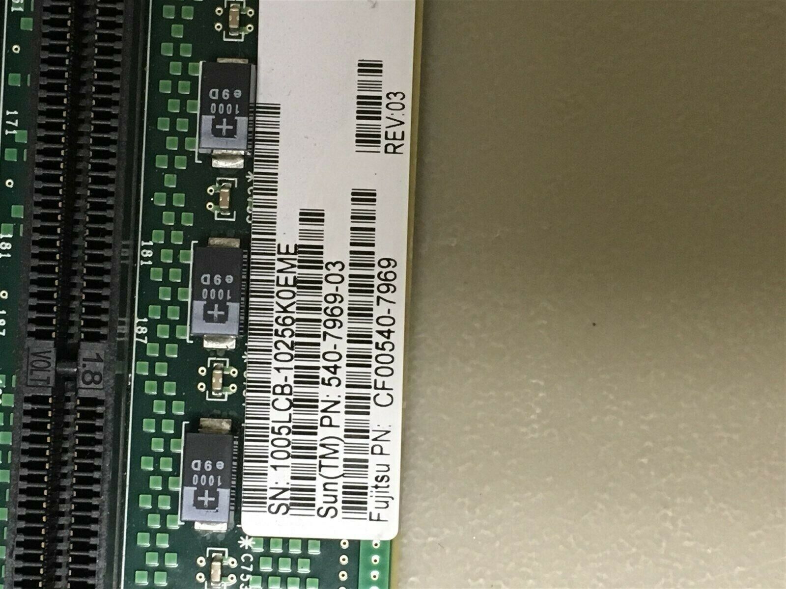 Sun 540-7969 1.4Ghz 8-core System Board