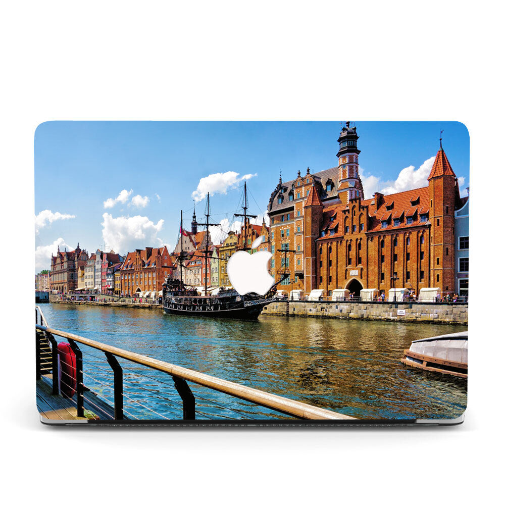 City Scenery Poland Gdansk Case For Macbook M1 M2 Air 13 12 11 Pro 14 15 16 inch