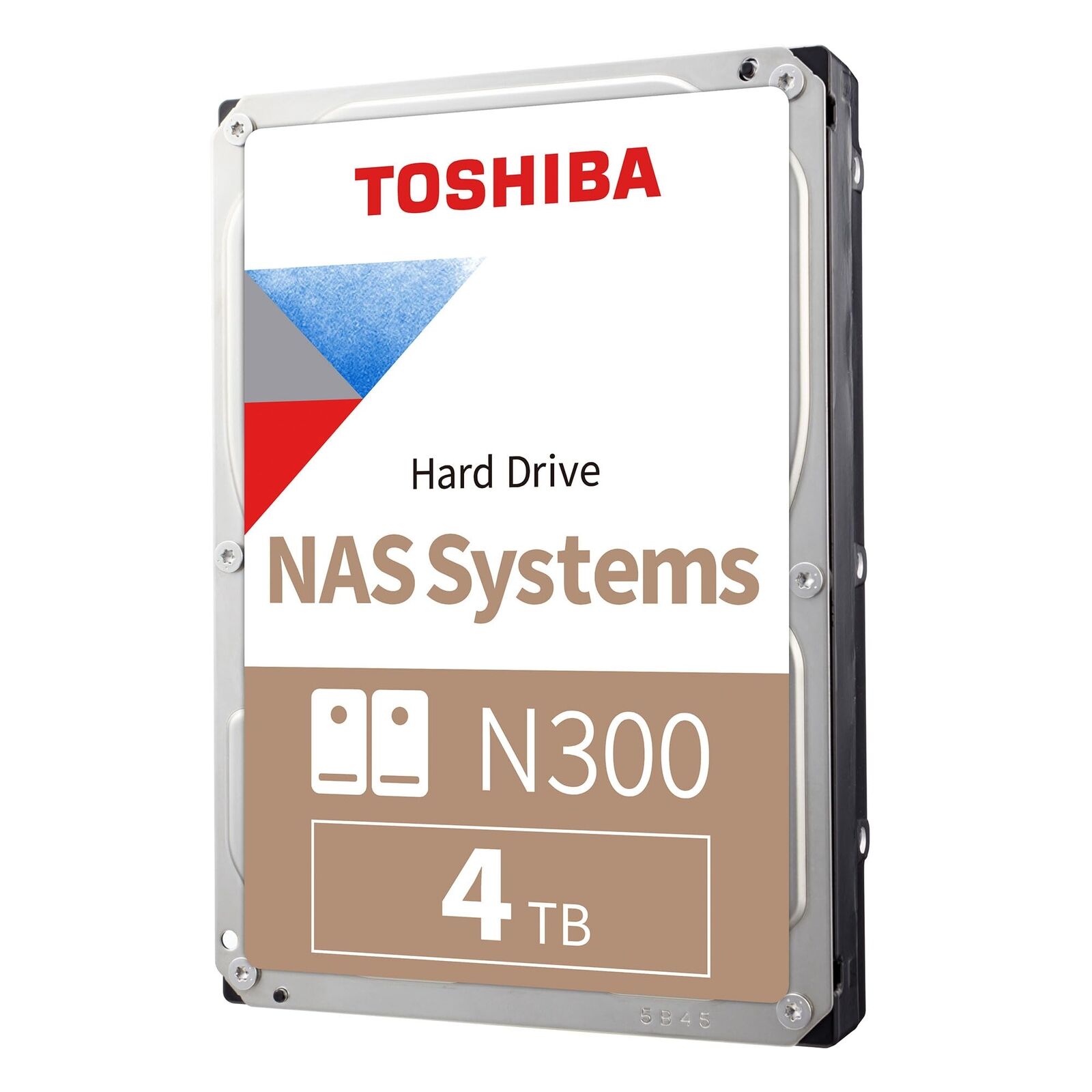 Toshiba 4TB N300 Internal Hard Drive – NAS 3.5 Inch SATA HDD Supports Up to 8 Dr