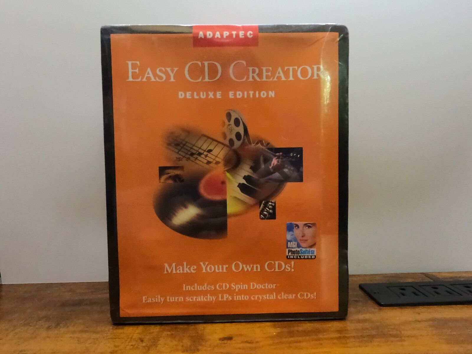 Vintage ADAPTEC Deluxe Edition Easy CD Creator 1997 Factory Sealed New 