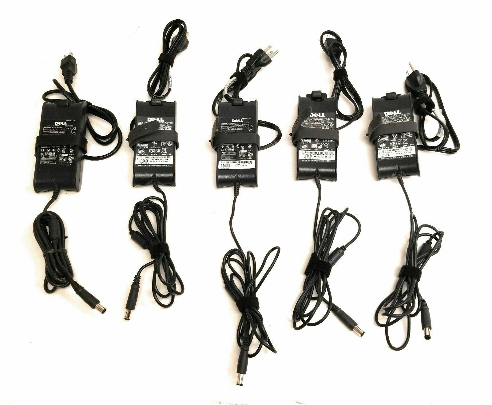 Lot of 10 OEM Dell Laptop Charger AC Power Adapter 19.5V 3.34A 65W PA-12