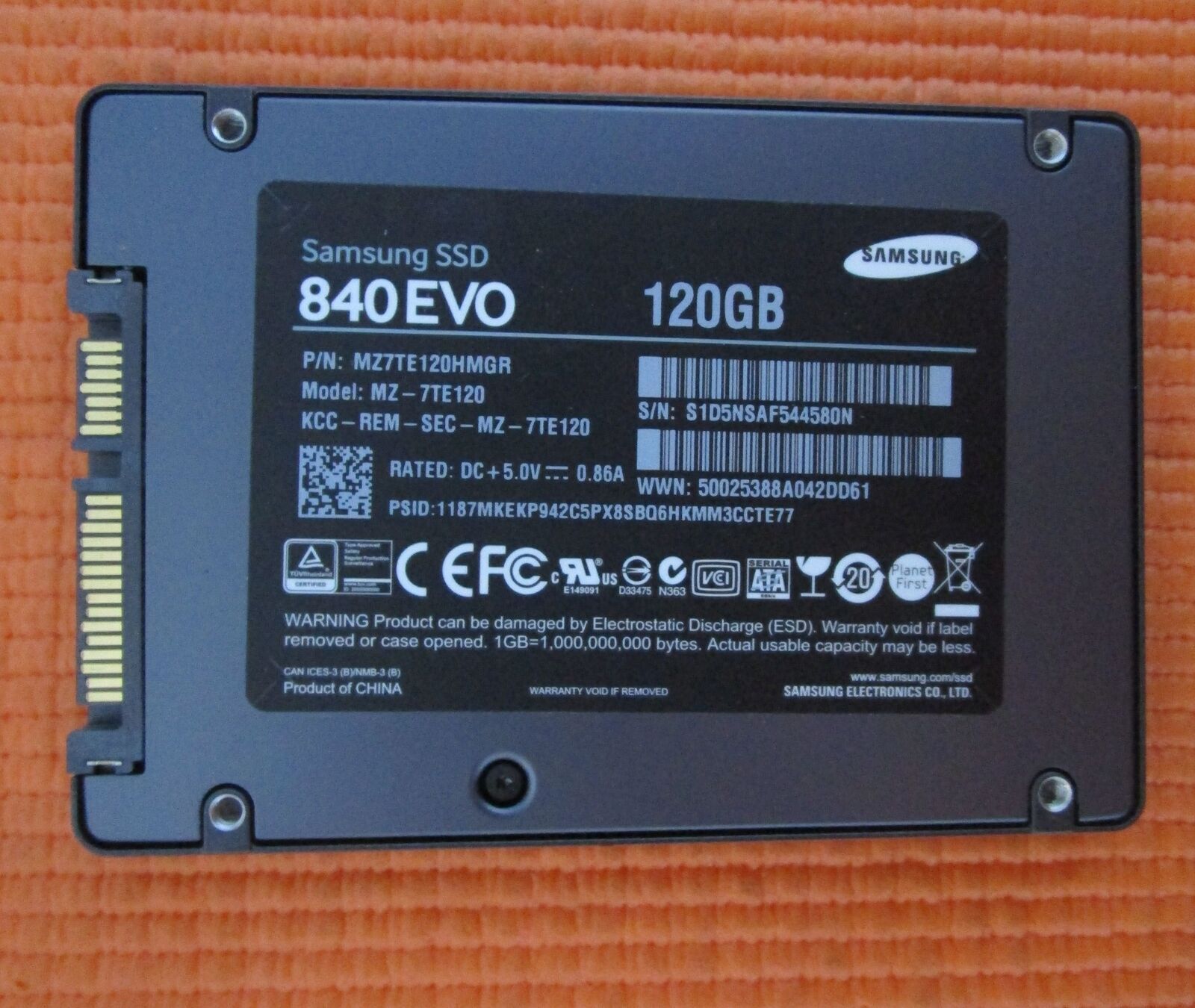 Samsung 840 EVO 120GB 2.5\