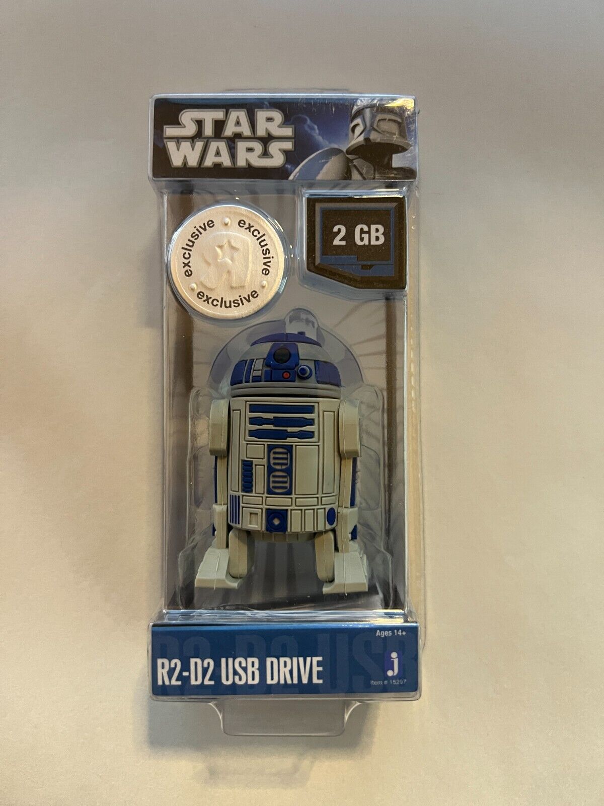 Star Wars 2GB R2-D2 USB Flash Drive Toys R Us Exclusive