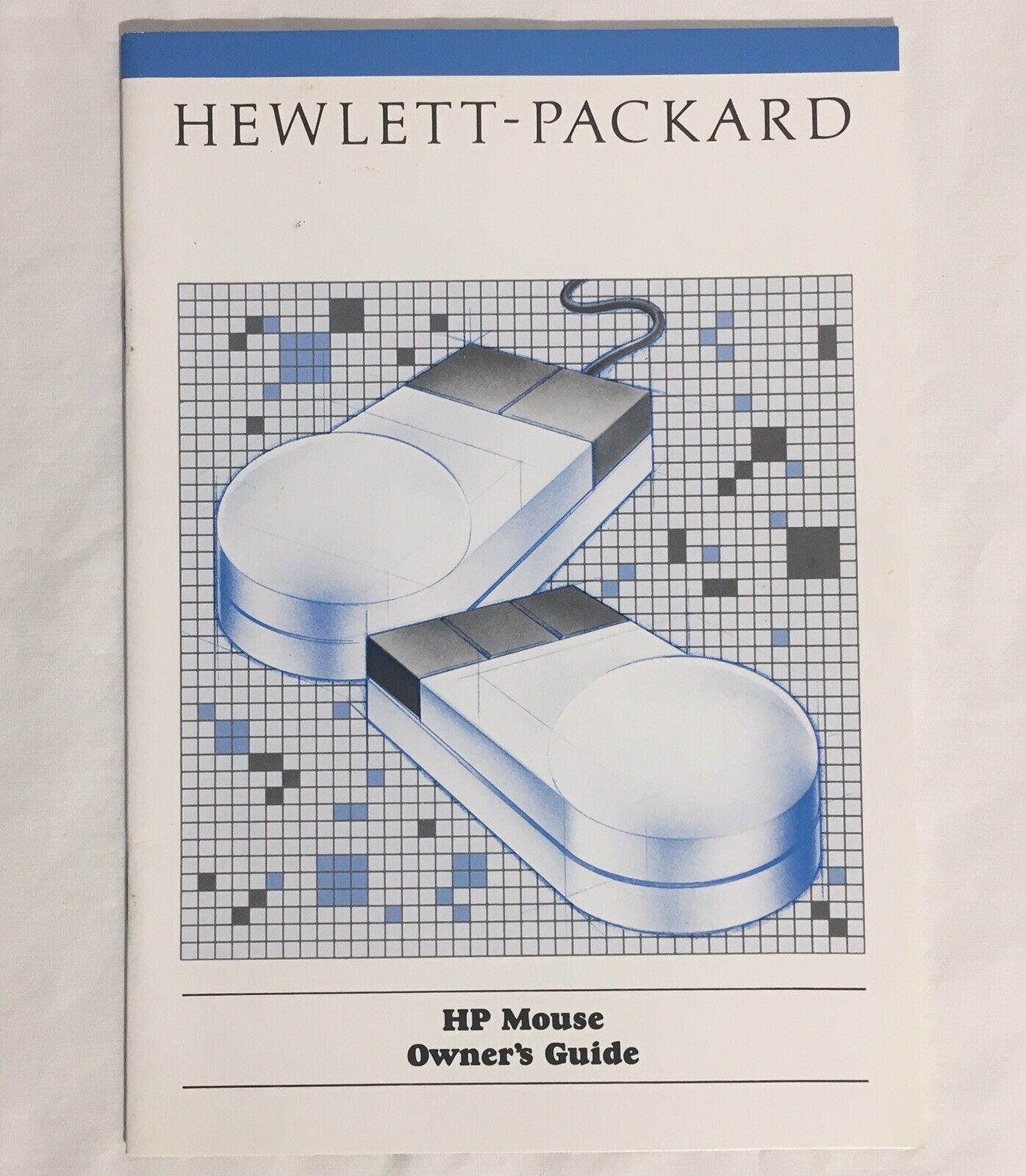Vintage 1989 Hewlett-Packard HP Mouse Owner's Guide MANUAL ONLY 46060-90016