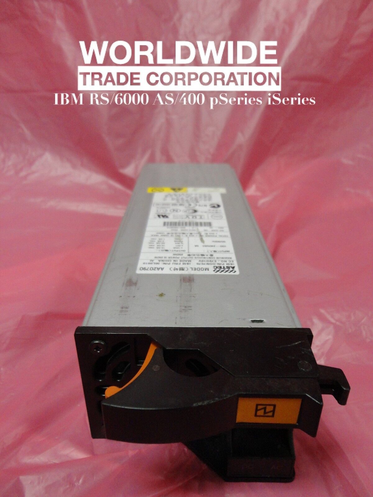 IBM 36L8819 6275 250W AC Hot Swap Power Supply Redundant 7028-6C1 6E1 9112-265