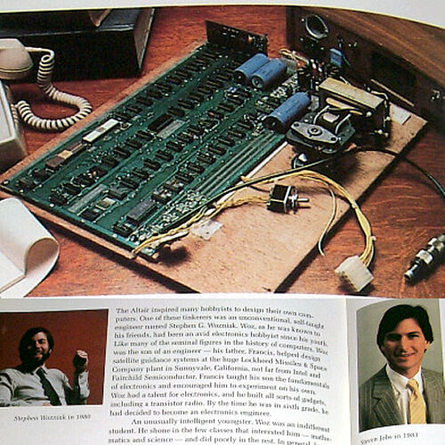 Intel 4004 IBM Mark 1 UNIVAC Cray-1 Babbage ENIAC Apple 1 Steve Jobs MITS Altair