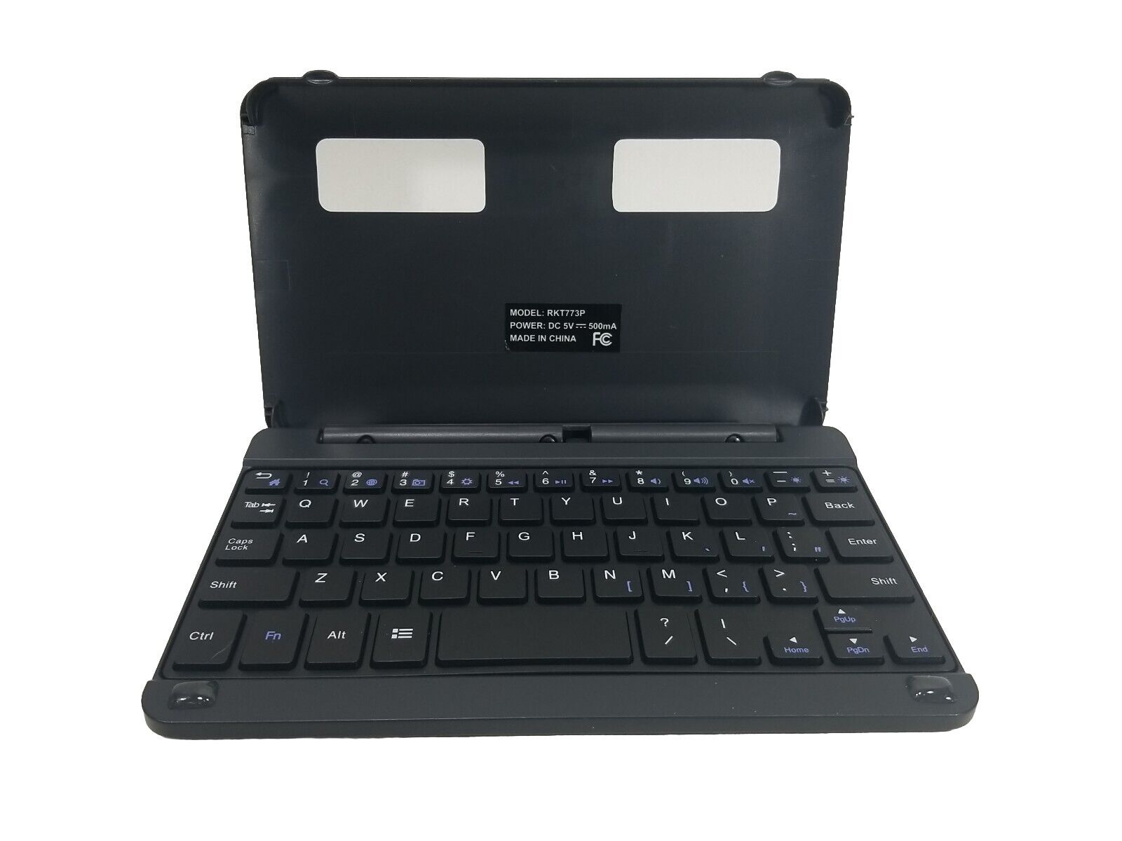 RCA Tablet Qwerty Keyboard Black Foldable Case 7” Model RKT773P