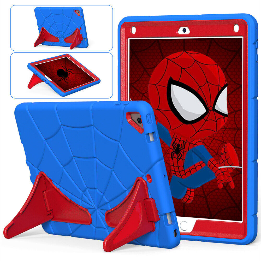 Spider-Man Heavy Duty Kids Case For iPad 6 7 8 9 10 10.9 10.2 Air 4 5 Pro 11 9.7