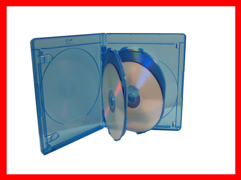 NEW 1 VIVA ELITE 4 Tray Blu-ray Multi Replacement Cases Box Holds 4 Discs