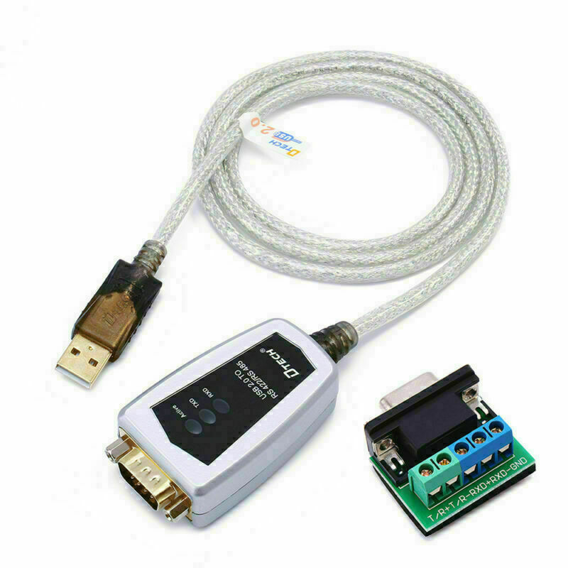 1.6ft USB to RS485 RS422 Serial Converter Adapter Cable FTDI Chip Windows 10 8 7