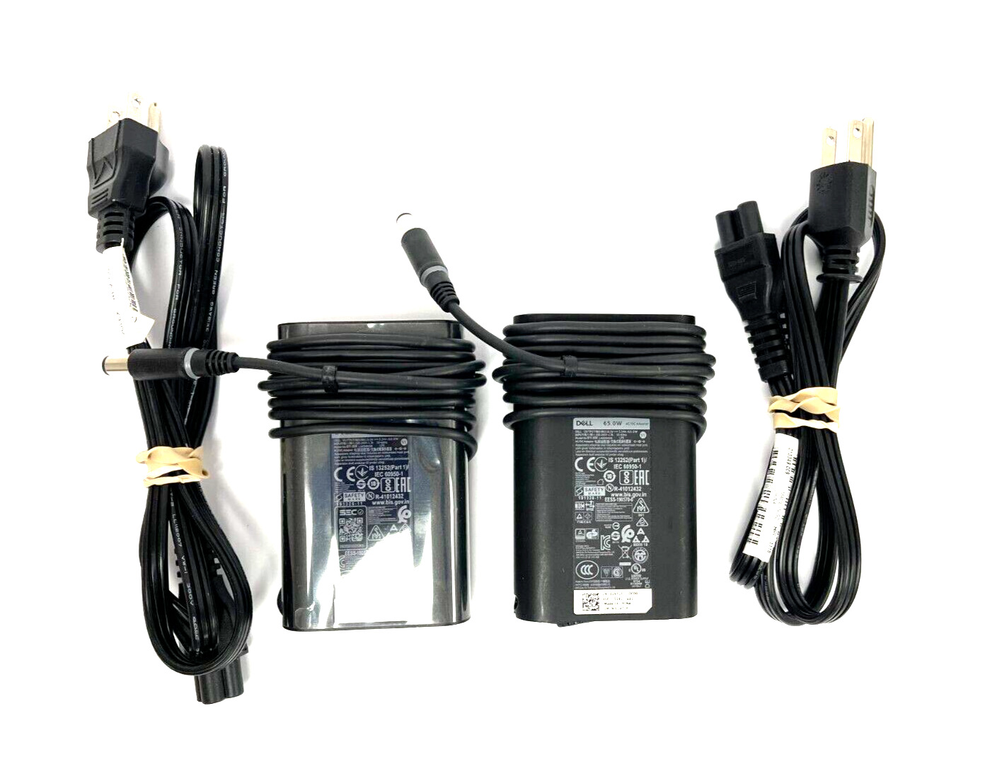 OEM Lot of 10 Genuine Dell 65W AC Power Adapter Charger (LA65NM191) 03VT2F
