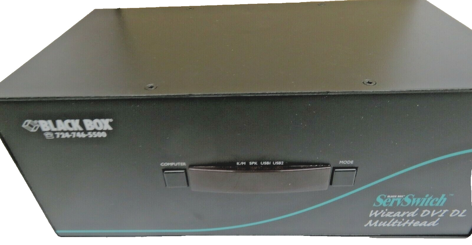 Black Box ServSwitch Wizard Dual-Link DVI Quad-Head with USB True Emulation