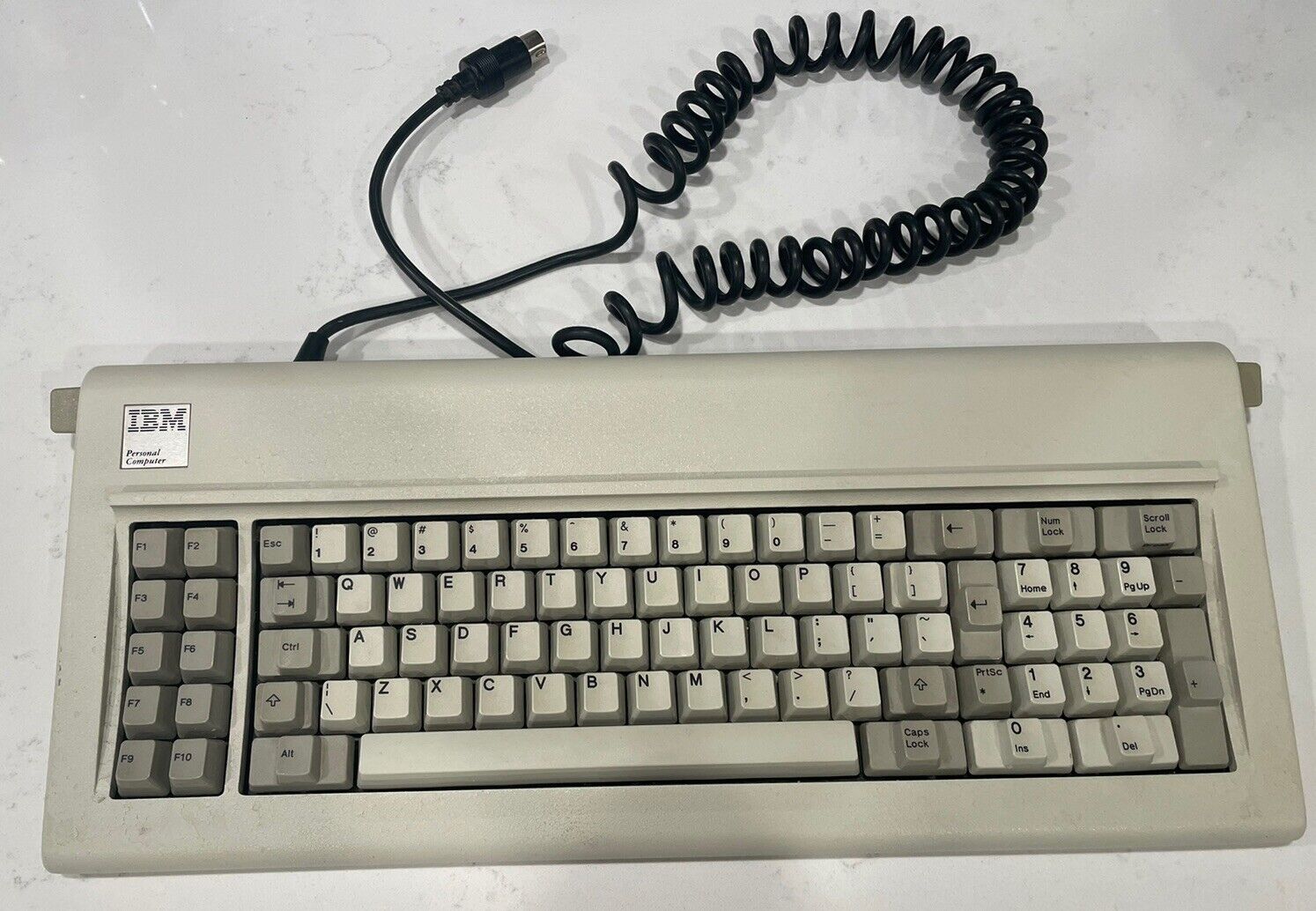 Vintage IBM personal computer keyboard