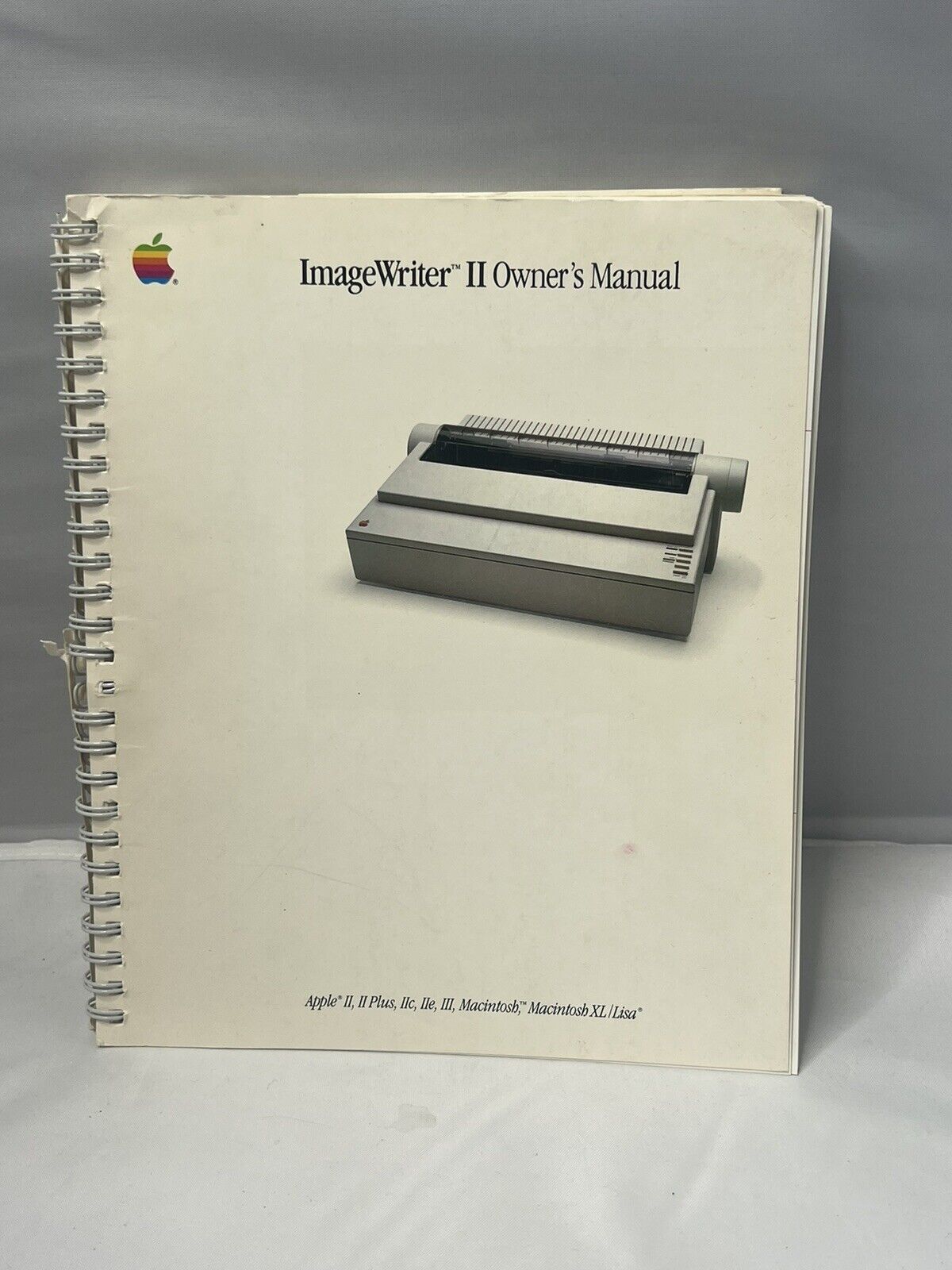 1985 Apple Macintosh ImageWriter II Owner\'s Manual