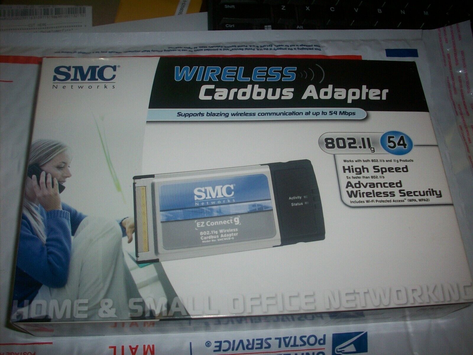 NEW SMC Networks SMCWCB-G Wireless Cardbus Adapter