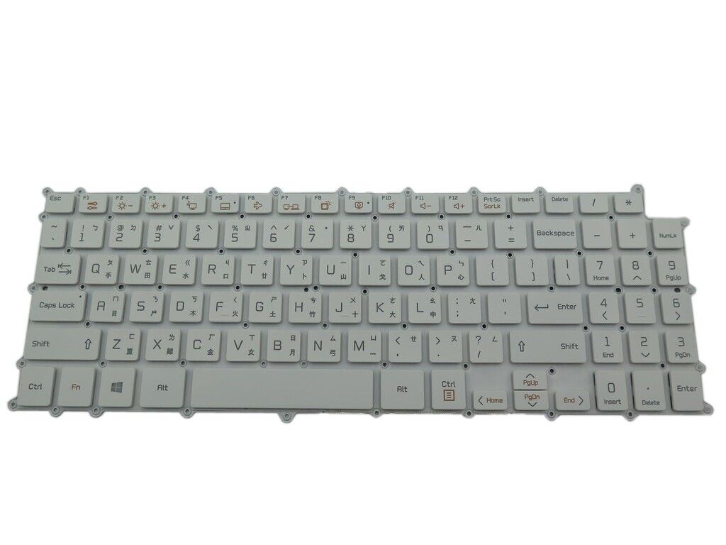Laptop Backlit Keyboard For LG 15Z980 SG-90930-XMA Traditional Chinese White New