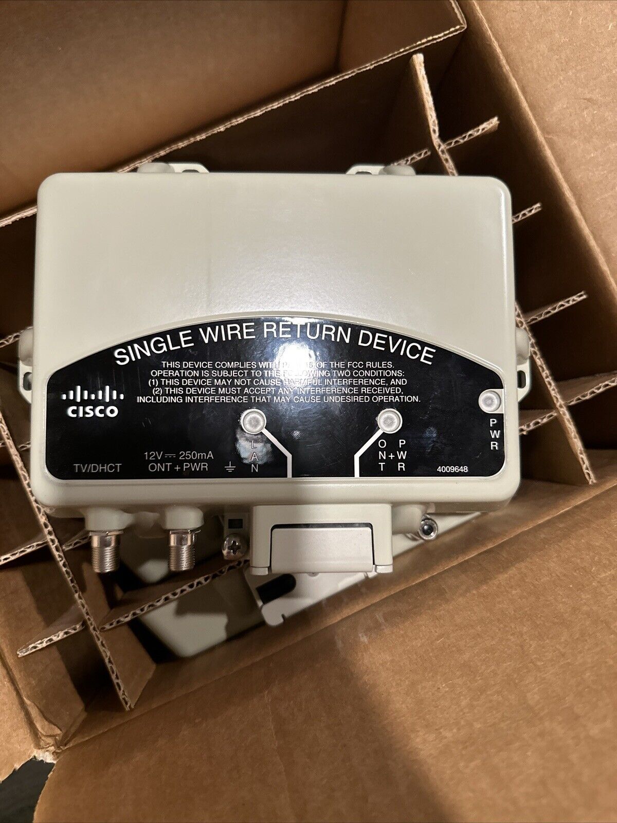 NEW Cisco Single Wire Return Device (SWRD) 4009648. ~5 Units Per Box Lot