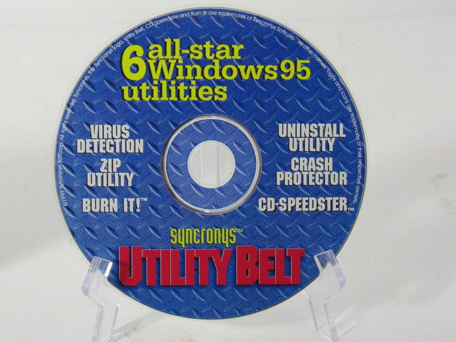  Syncronys 6 All-Star Utilities for Windows 95 PC CD-ROM - 